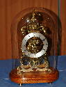 A skeleton clock based on John Wilding's design.